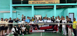Gambar Fun Turnamen Badminton Antar Karyawan PT Vadhana International 2025 